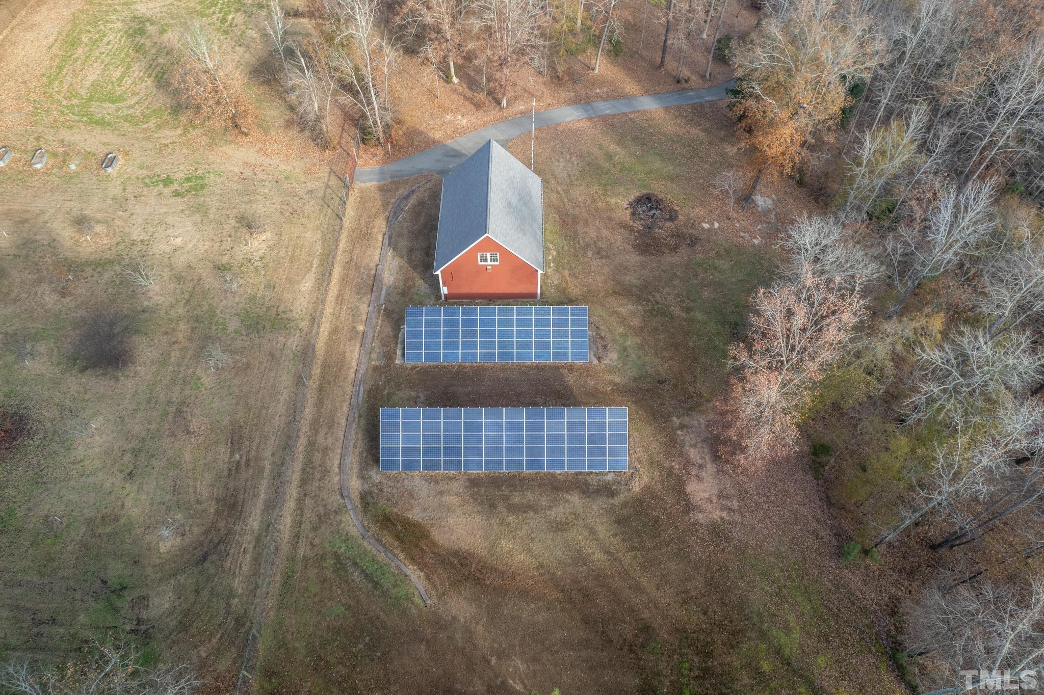 Solar panels can power the entire property. Two story barn waiting to be made into whatever you want!
