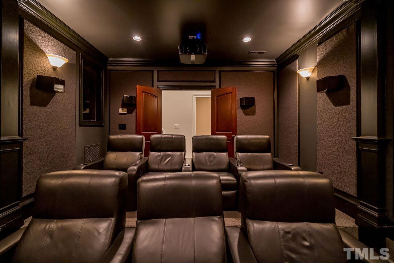 This space has been designed for maximum enjoyment.  Just bring popcorn and you're set!
