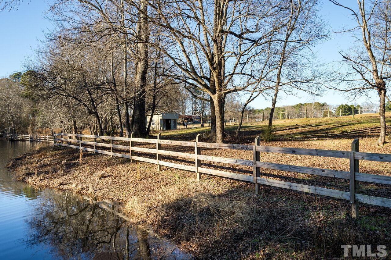 There is a riding ring for horses as well as two horse fields on this property.