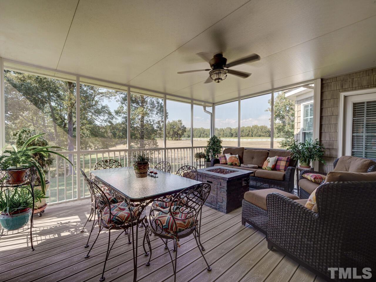 The Screened Porch is sure to be a favorite place to relax & enjoy Mother Nature