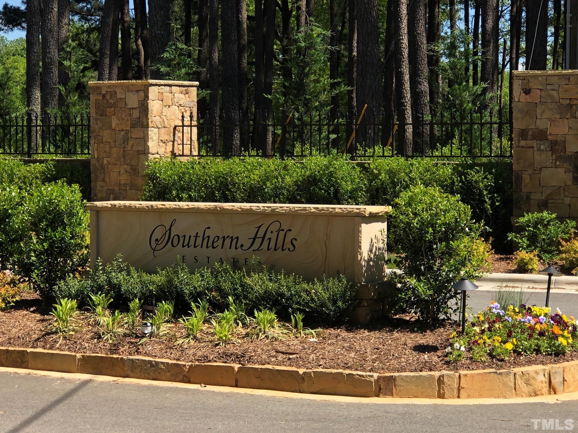 Grand Gated Entrance into Southern Hills Estates