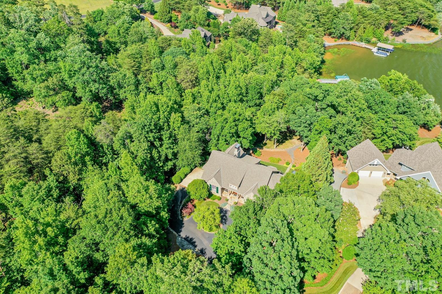 Aerial Front View of Home