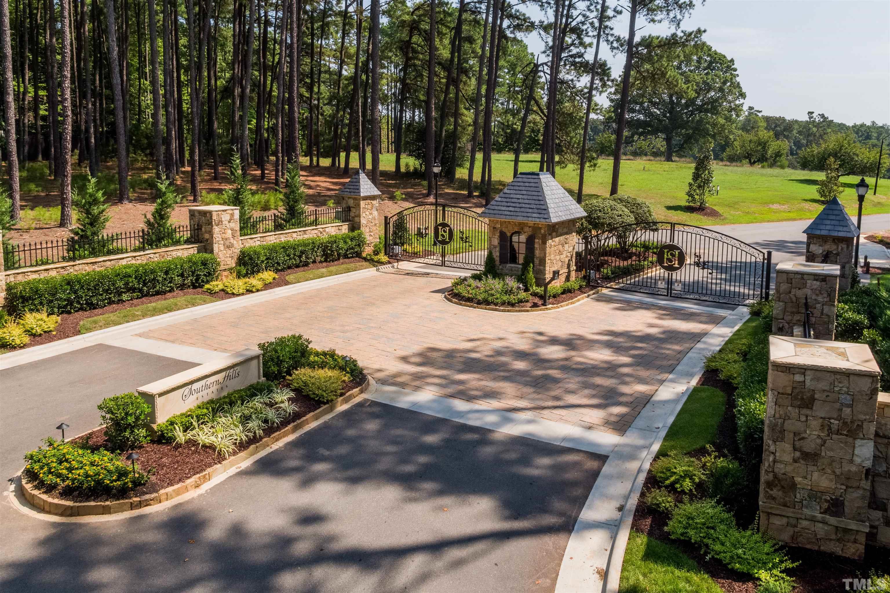 Grand Gated Entrance into Southern Hills Estates