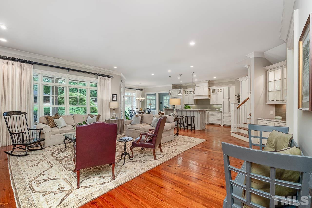 Great Space for family and friends to gather.  Open to kitchen so you won't miss a thing!