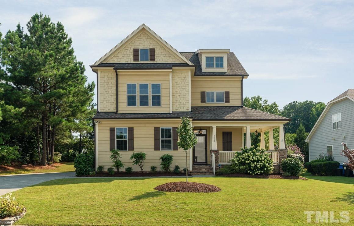 Stunning CUSTOM BUILT Home in HERITAGE! Plenty of room for comfortable chairs & your favorite hanging baskets on this GORGEOUS WRAP AROUND FRONT PORCH!