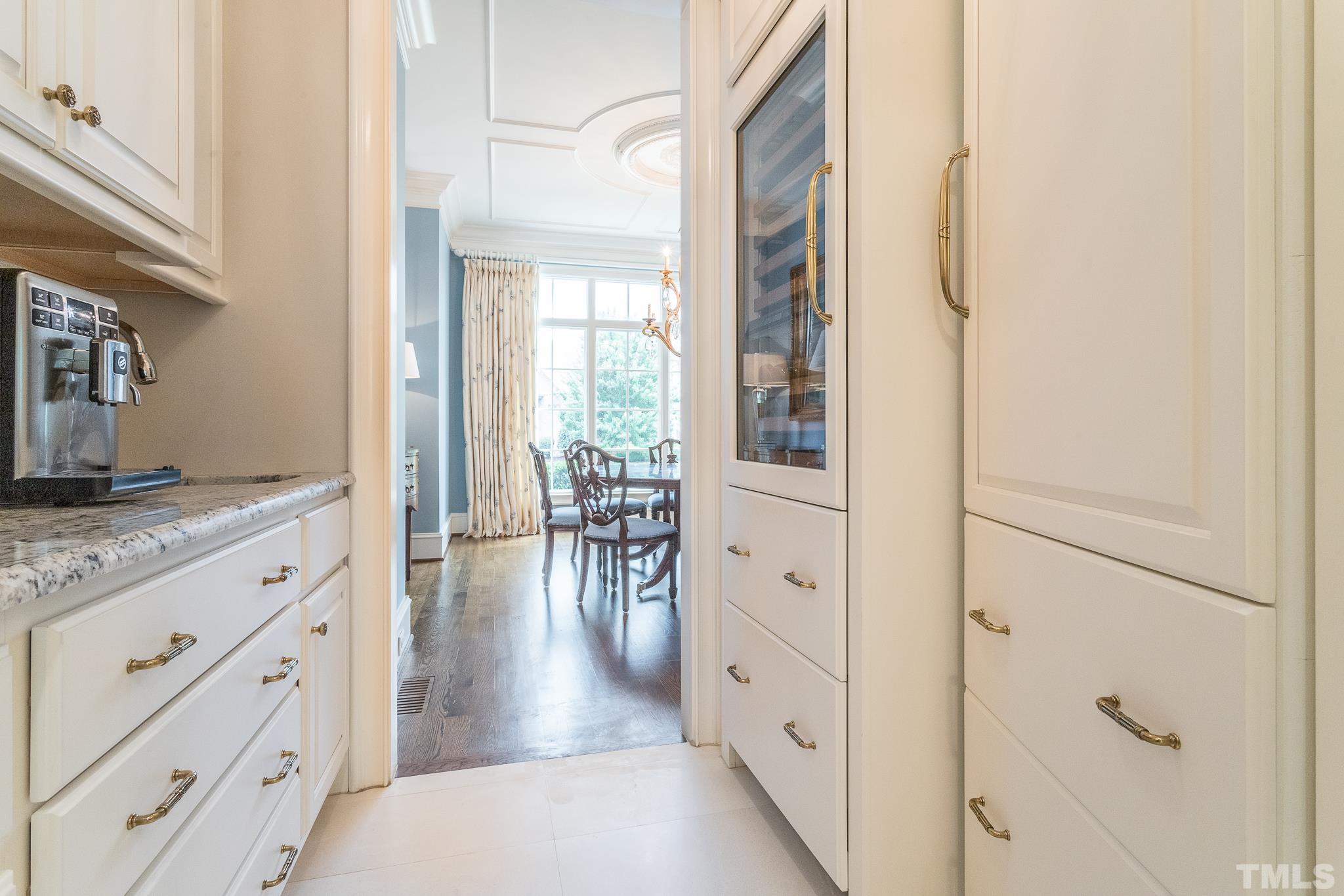 One of the cabinets is a door to your hidden walk-in pantry!