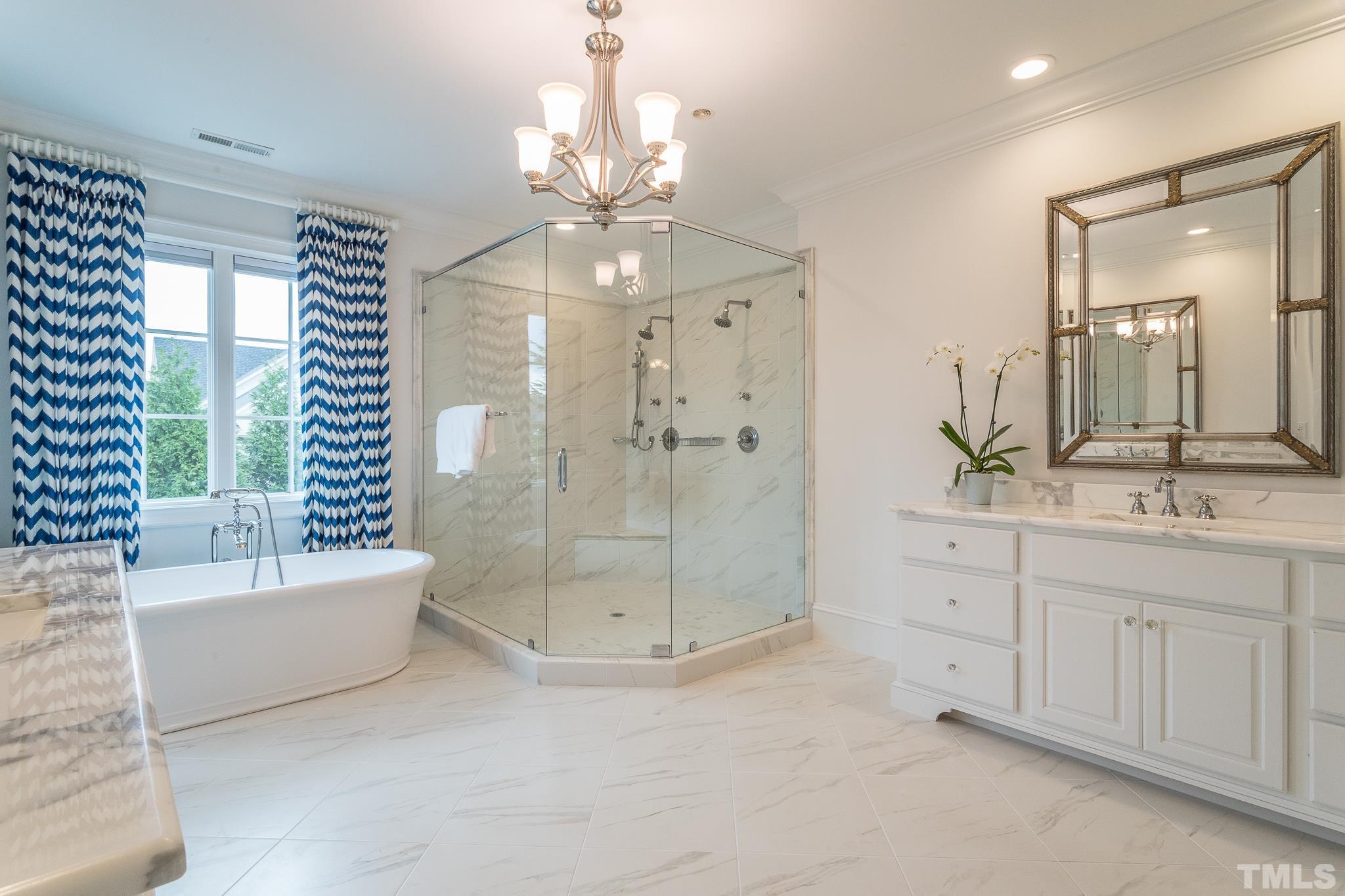 Luxurious and Spacious Owner's Bath